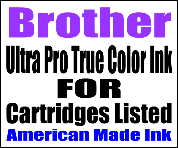 Compatible Brother Ink For LC201, LC203, LC205, LC207, LC20E, LC101, LC102, LC103 Cartridges 