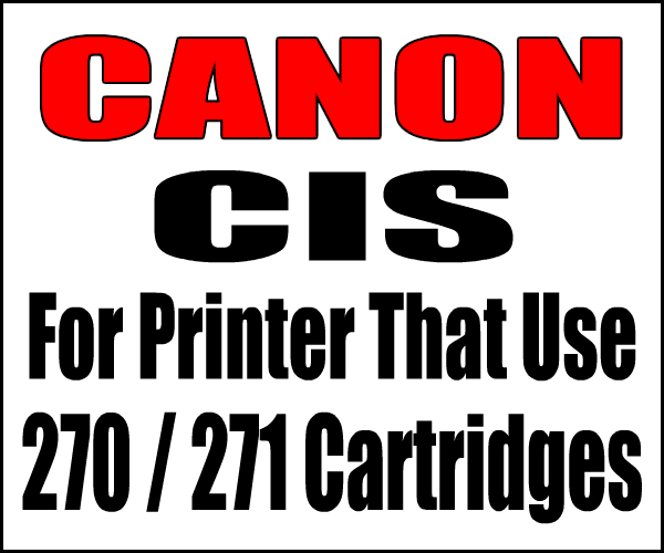 CIS-Continuous Ink Supply System For Canon Pixma TS9020, TS8020, TS6020, TS5020