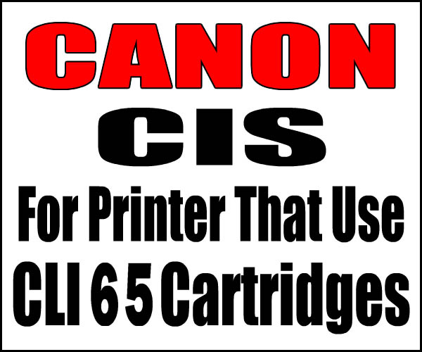 CIS_Continuous Ink Supply System For Canon Pixma Pro 200 Printer, CLI 65 Cartridges