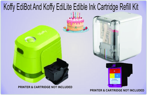 Compatible Ink For Koffy EdiBot And Koffy EdiLite Edible Ink Cartridge