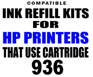 Ink Refill Kit For HP 936 Cartridges