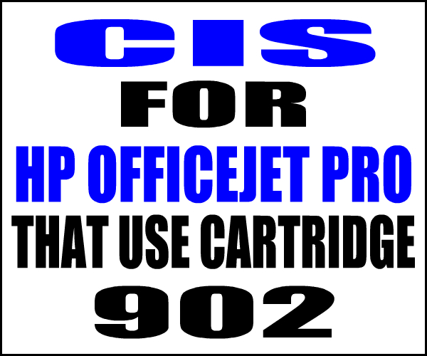 CIS Continuous Ink Supply Systems For HP Officejet Pro 6954, 6968, 6975, 6978, 6958, 6962 Printers