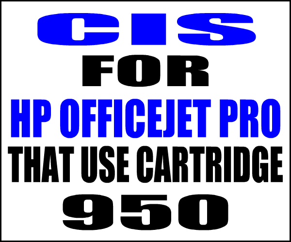 CIS For HP Officejet Pro 8600, 8610, 8620, 8630 Printers