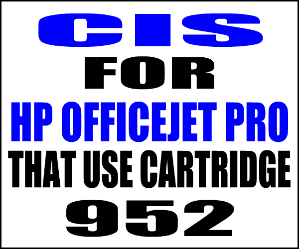 CIS For HP Officejet Pro 8200, 8210, 8216, 8218 Printers