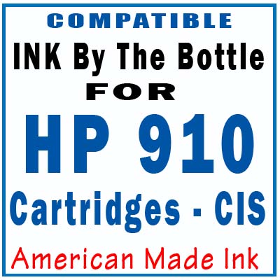 Ink For HP 910 Cartridges, CIS
