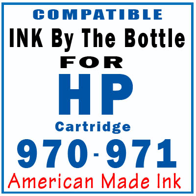 Ink For HP 970, 971 Cartridges