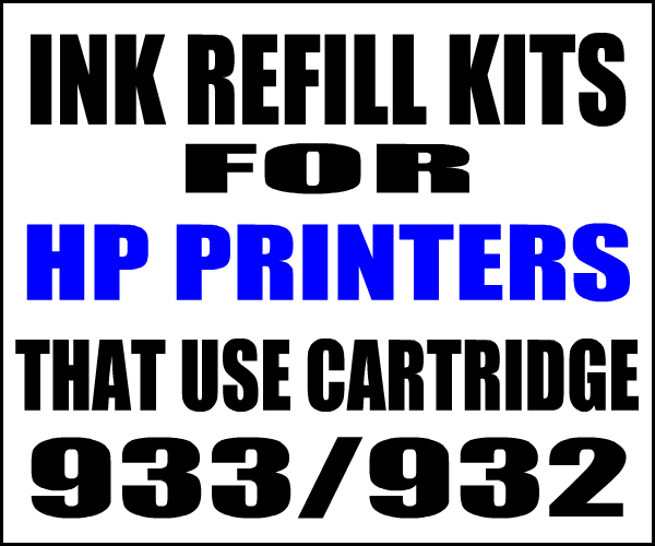 Ink Refill Kits For 933, 932 Cartridges