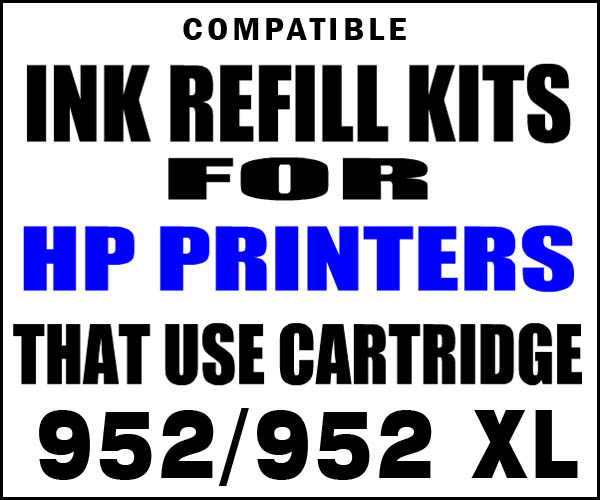 Ink Refill Kit For HP 952, XL 952 Cartridge