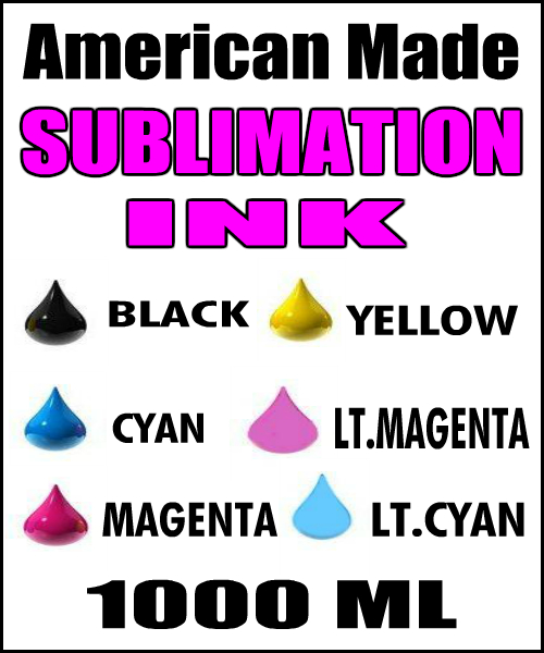 Ultra Pro True Color  Dye Sublimation Ink By The Bottle 1000 ml 