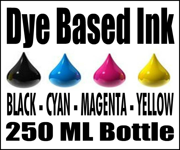 250 ML Bottle Of Compatible Ink  For Canon PGI-243, CLI-244, CLI-246, PGI-245, CLI-211, CLI-210, CLI-241, PGI-240, CLI-261, PGI-260, CLI-276, PGI-275  Cartridges