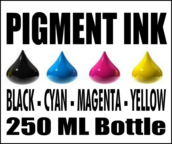 250 ML Bottle Color Ink Pack For Afinia L502, L501 and F502 Cartridges (PIGMENT)