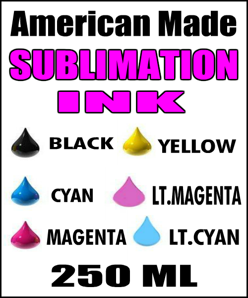 Ultra Pro True Color Dye Sublimation Ink By The Bottle 250 ml 