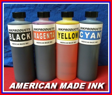 4 - 250 ML Bottle Color Ink Pack For HP 63,64,65,67,60,61,62,901 Cartridges, CIS Ink Systems  