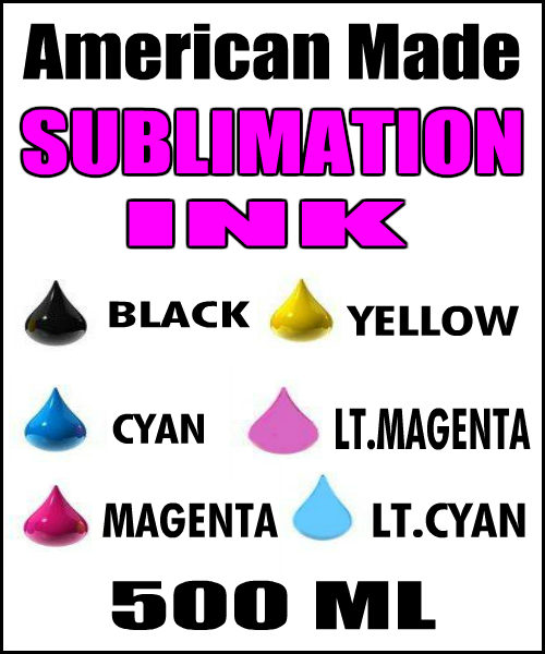 Ultra Pro True Color Dye Sublimation Ink By The Bottle 500 ml 