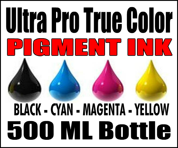 500 ML Bottle Of Compatible Ink For Brother LC406, LC3037, LC3039 LC3017, LC3019, LC3029 Cartridges, Ultra Pro True Color Pigment Ink     