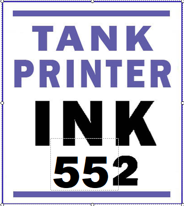Compatible Ink For Tank Printer 552 Ultra Pro True Color Ink 130 ML  
