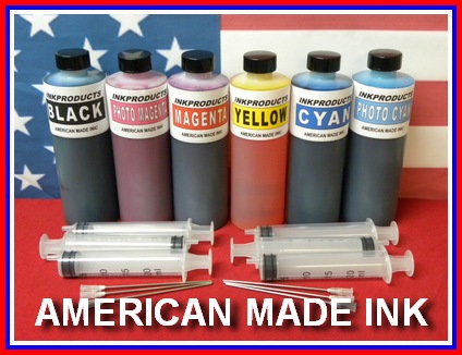 6-70 ml Bottles Of Compatible Ultra Pro True Color Dye-Based Ink 