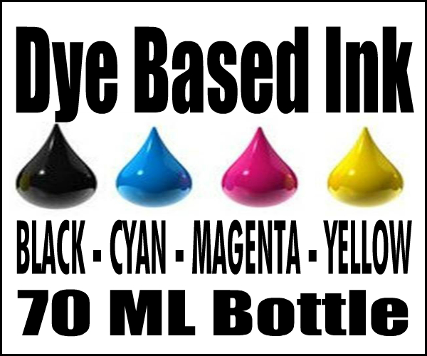 70 ML Bottle Of Compatible Ink For  Brother LC201, LC203, LC205, LC207, LC20E, LC101, LC102, LC103 Cartridges