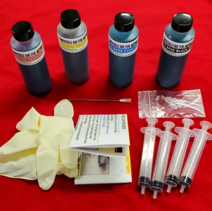 Ink Refill Kit For Afinia L502, L501 and F502 Label Printer (DYE BASE)