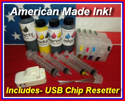 Sublimation Ink Refill Kit For Brother Printers That use the LC3019, LC3017 Cartridges 