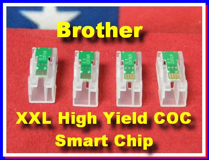 Compatible  Replacement XXL COC LC-3011/3013 Smart Chips For CIS, Refillable Cartridge