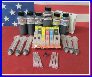 Ink Refill Kit For Canon TS9020, TS8020 Printer,  PGI-270, CLI-271 6 Cartridge Set 