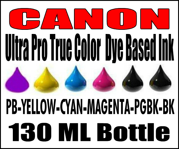 130 ML Bottle of Compatible Ink For Canon CLI-281-PGI-280 Cartridges 