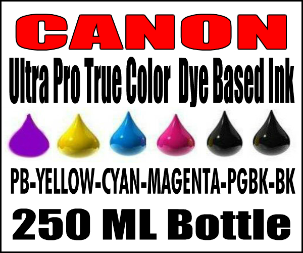 250 ML Bottle of Compatible Ink For Canon CLI-281-PGI-280 Cartridges 