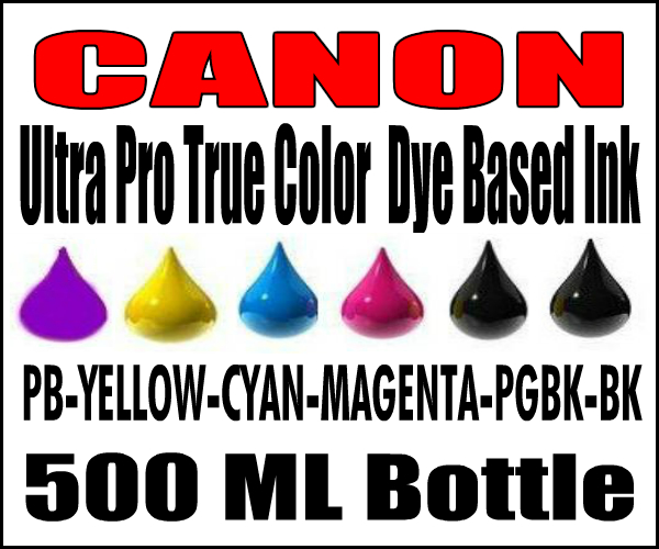 500 ML Bottle of Compatible Ink For Canon CLI-281-PGI-280 Cartridges 