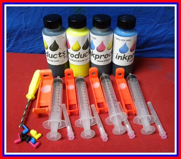 Ink Refill Kit For HP Officejet Officejet Pro 8025, HP 8035, HP 8028, HP 8020, HP 8022 Printers That Use The 910 Cartridges 