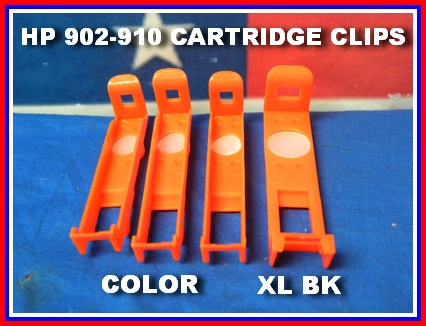 HP-902-910 XL Black Clip, 3 Color Clip Set 