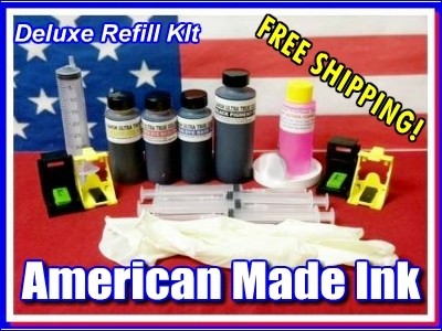 Deluxe Ink Refill Kit for Afinia L301 Label Printer