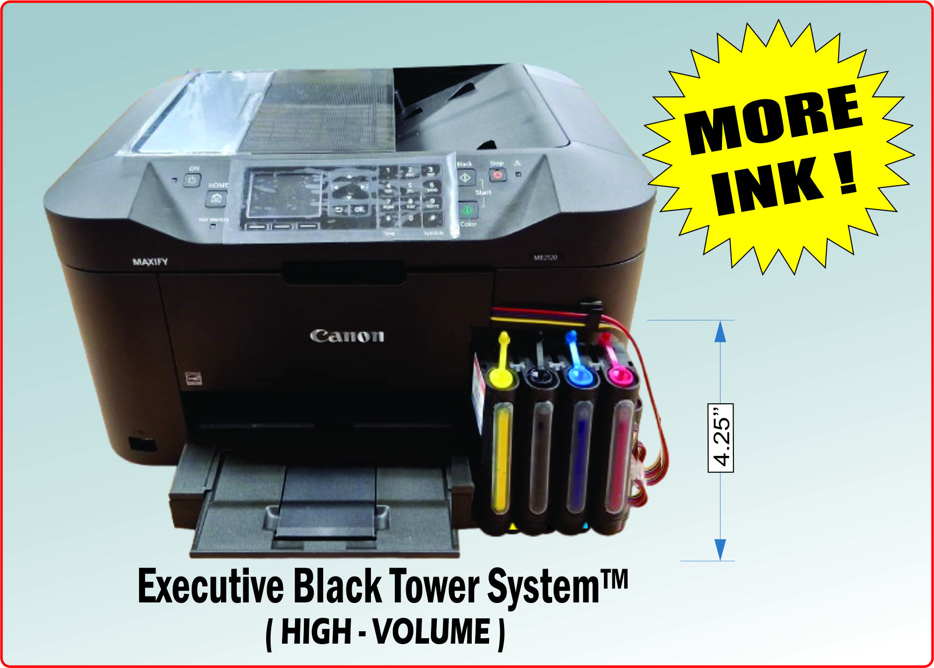 Canon MAXIFY MB2120 Printer and CIS Combo (HIGH-VOLUME)
