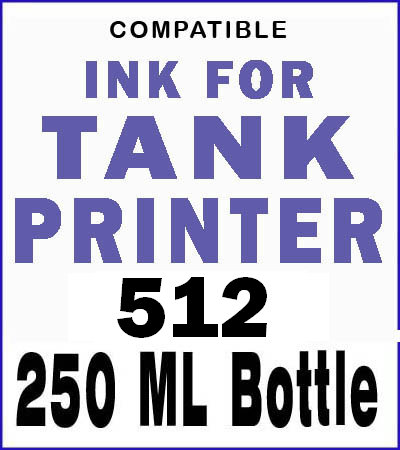 Compatible Ink For Tank Printer 512 Ultra Pro True Color Ink 250 ML  