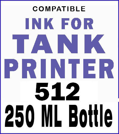 Compatible Ink For Tank Printer 512Ultra Pro True Color Ink 250 ML  