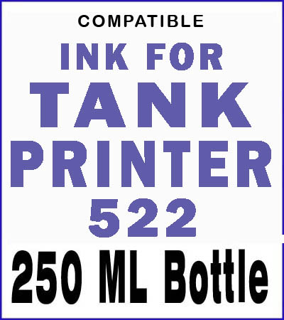 Compatible Ink For Tank Printer 522 Ultra Pro True Color Ink 250 ML Compatible Ink For Tank Printer 522 Ultra Pro True Color Ink 250 ML