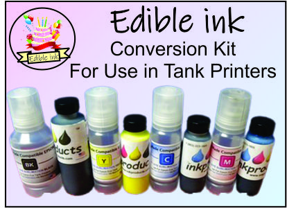 Edible Ink Conversion Kit For Use In Tank Printers  