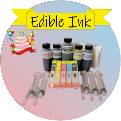 Refill Kit For Canon PGI 280, CLI 281 5 Color Cartridge Set With Edible Ink