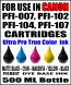 500 ML Bottle Of Compatible Ink For Canon PFI-007, PFI-102, PFI-104, PFI-107 Cartridges
