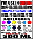 Compatible Canon imagePROGRAF PRO-1000, PRO-1100, PRO-2000, PRO-2100, PRO-2600, PRO-2700, PRO-3000, PRO-3100, PRO-3300, PRO-3700, PRO-4000, PRO-4100, PRO-4600, PRO-4700, PRO-6000, PRO-6100, PRO-6600 Printers / 500 ML Bottle 