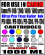 Compatible Canon imagePROGRAF PRO-1000, 2000, 4000, 6000, 1100, 2100, 4100, 6100, 2600, 4600, 6600 Printers / 1000 ML Bottle 