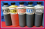 5 Color Ink Pack For HP-564-920 Cartridges, 5 - 70 ML Bottles 