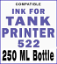 Compatible Ink For Tank Printer 522 Ultra Pro True Color Ink 250 ML  