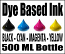 500 ML Bottle Color Ink Pack For Afinia L502, L501 and F502 Cartridges (DYE BASE) 