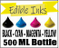 500 ML Bottle Of Compatible Ink For CakePro-Quatro And CakePro-Quatro V2 Edible Ink Cartridge