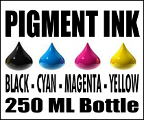 250 ML Bottle Of Compatible Ink For Canon GI-25 and GI-26, Ultra Pro True Color Pigment Ink-Maxify Mega Tank GX1020, GX2020, GX4020, GX5020, GX6020, GX6021, GX7020 and GX7021