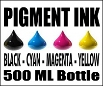 500 ML Bottle Of Compatible Ink For Canon GI-25 and GI-26, Ultra Pro True Color Pigment Ink-Maxify Mega Tank GX-1020, GX-2020, GX-3020, GX-4020, GX-5020, GX-6020, GX-6021, GX-7020 and GX-7021