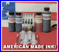 Compatible Ink Refill Kit For Brother Printers That Use The LC201, LC203, LC205, LC207 Cartridges, Kit Includes Refillable Cartridges