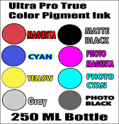 Compatible Canon imagePROGRAF PRO 4000S, 6000S Professional Photographic Ink / 250 ML Bottle 
