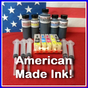 Ink Refill Kit With 5 XL Refillable Cartridges, Canon PGI 250, CLI 251 Cartridges With Edible Ink